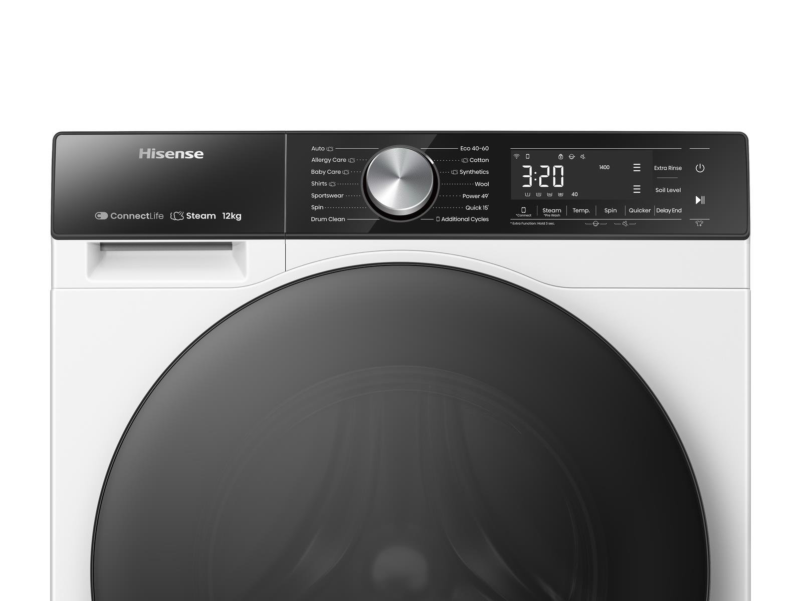 HISENSE WF5S1243BW Washing Machine 12 kg