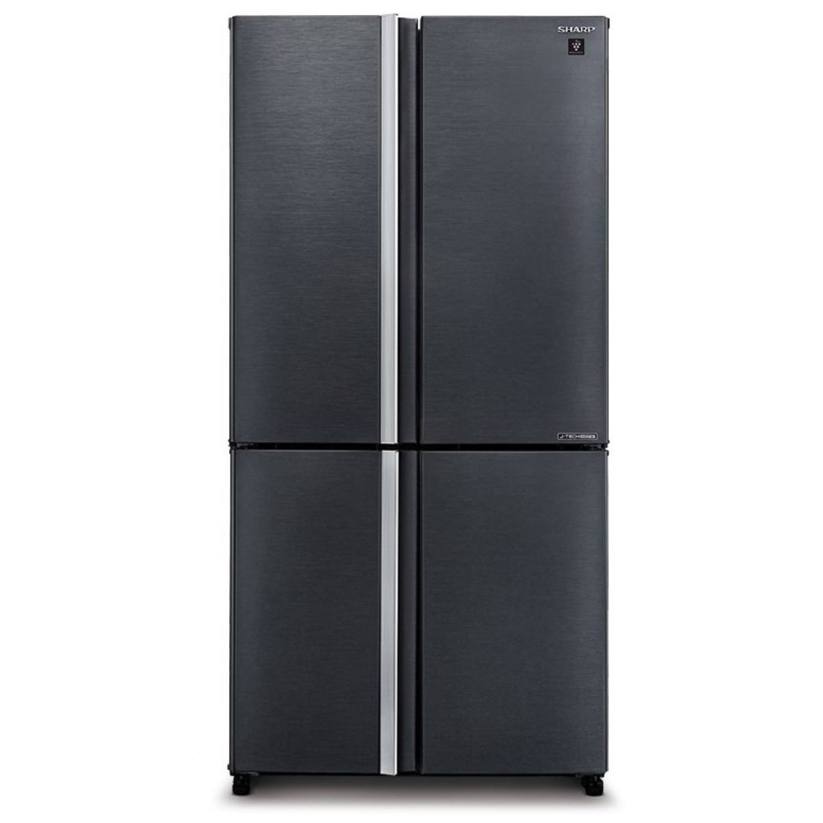 SHARP SJ-MP820C-SL Ψυγείο Τετράπορτο, Black Inox