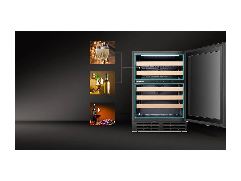 Hisense RW17W4NWLG0 Wine Cooler
