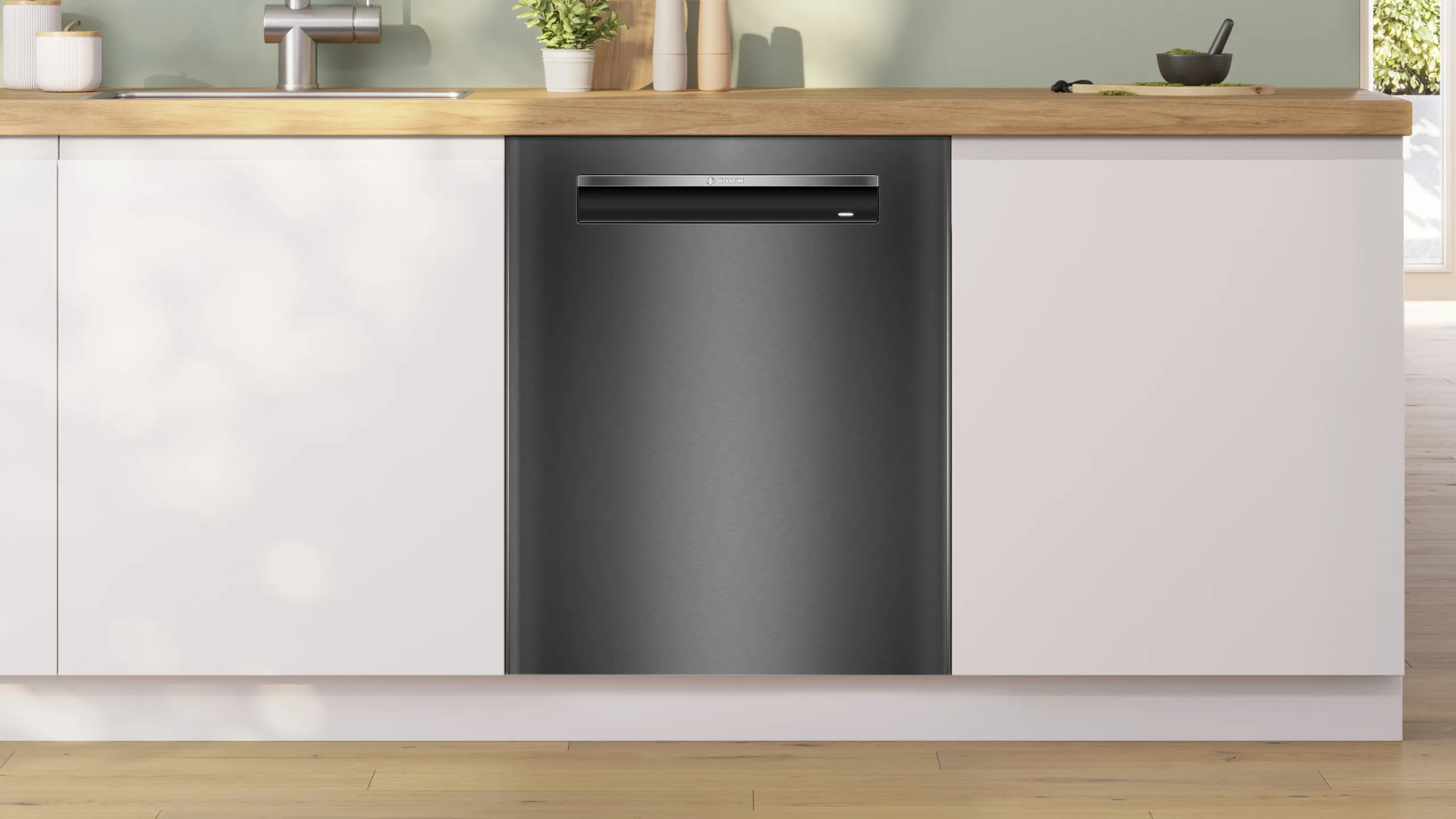Bosch SMP4ECC72S Εντοιχιζόμενο Πλυντήριο Πιάτων,Black Inox