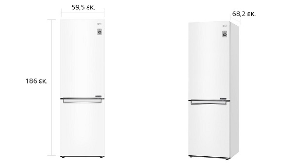 LG Ψυγειοκαταψύκτης Άσπρο GBP31SWLZN 4