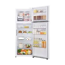 LG GTBV44SWBKD Double Door Refrigerator, White