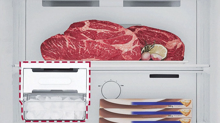 LG GTBV44SWBKD Double Door Refrigerator, White