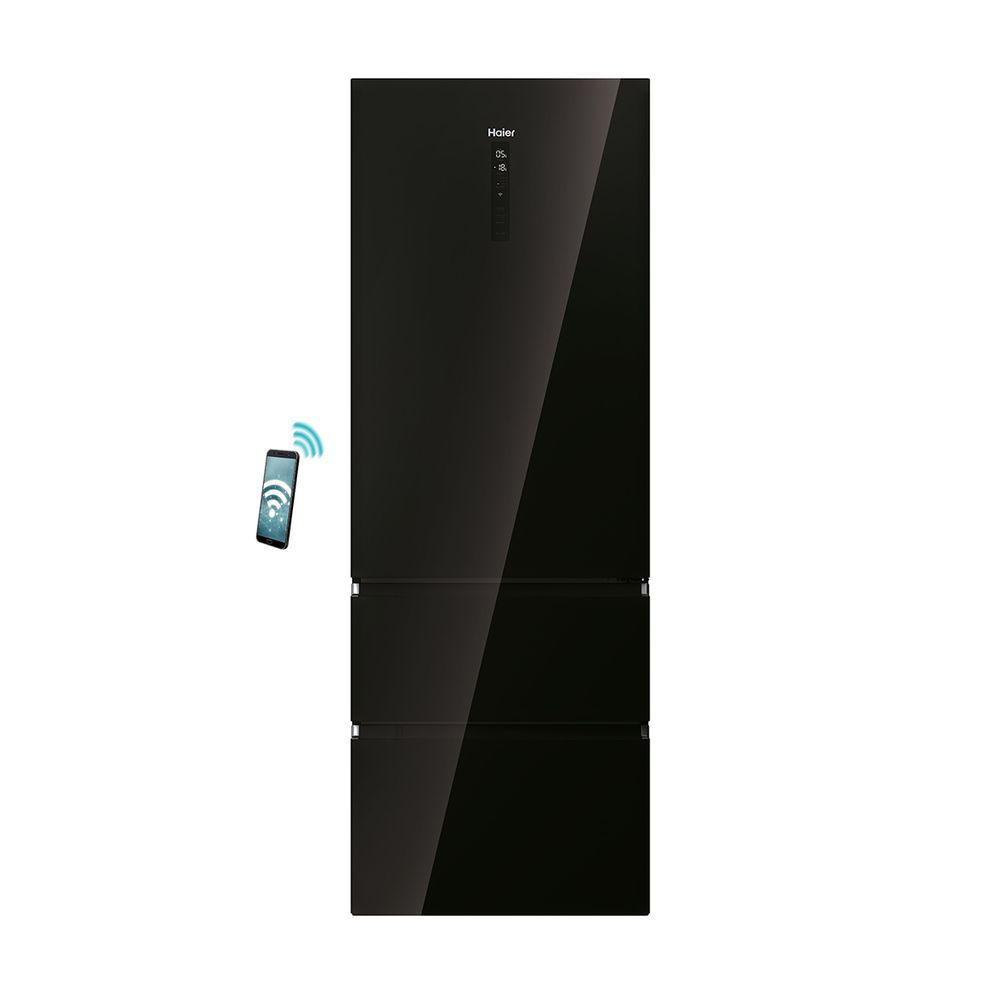 Haier HTW7720DNGB Fridge Freezer, Three Doors