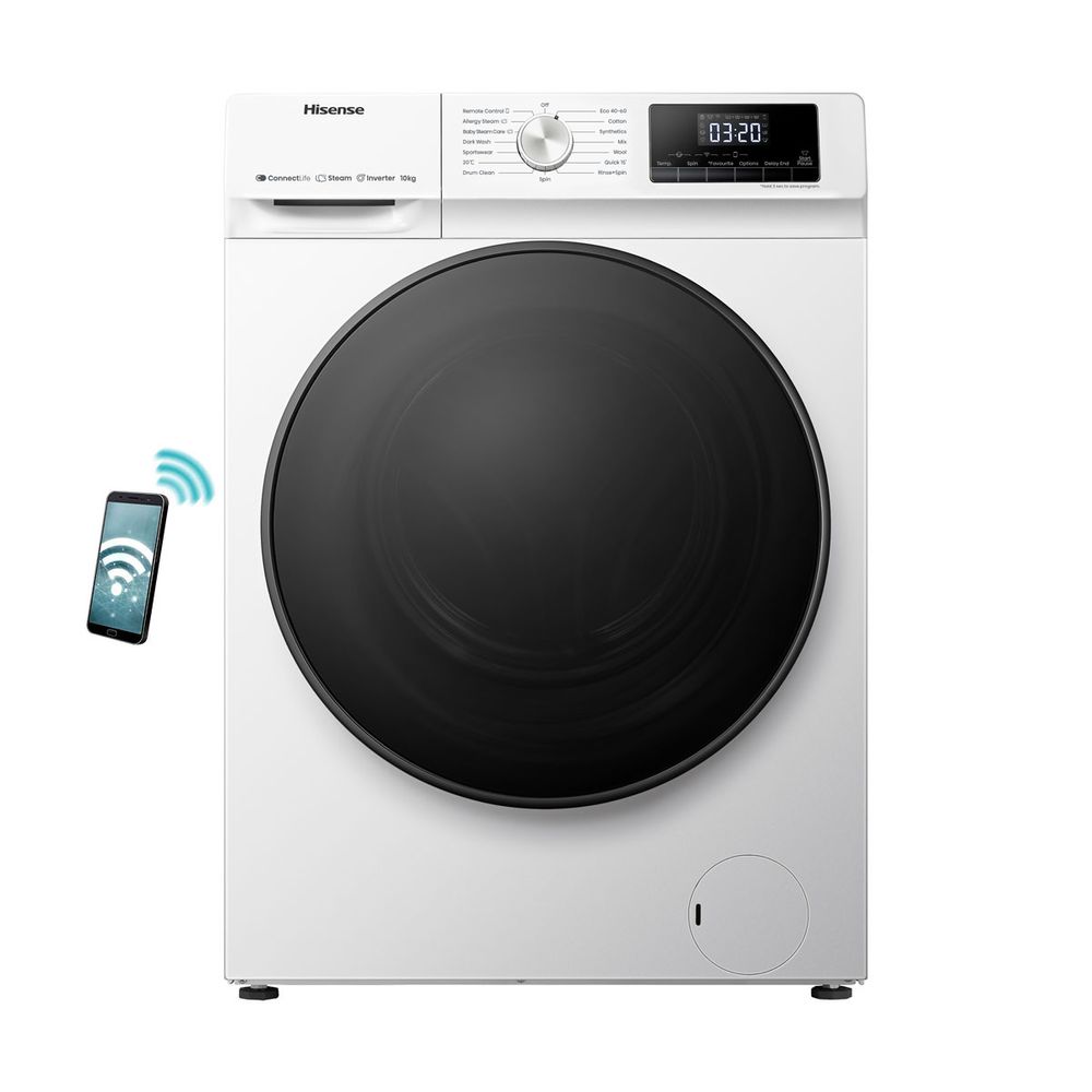 Hisense WFQA1014EVJMW Washing Machine 10Kg