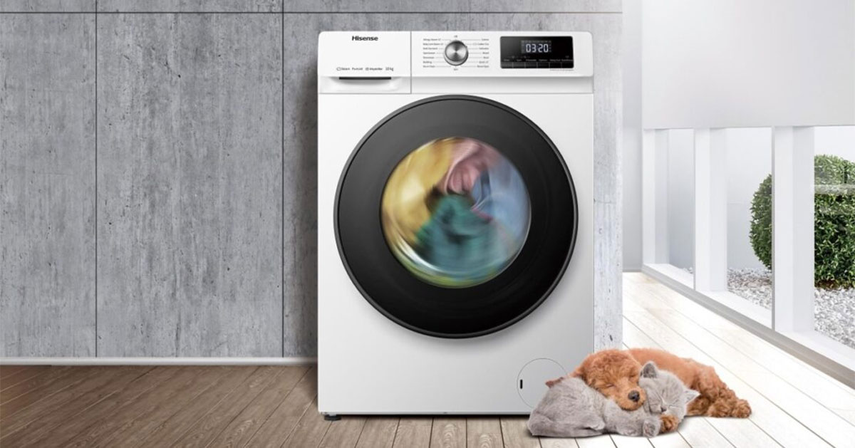 Hisense WFQA1014EVJMW Washing Machine 10Kg