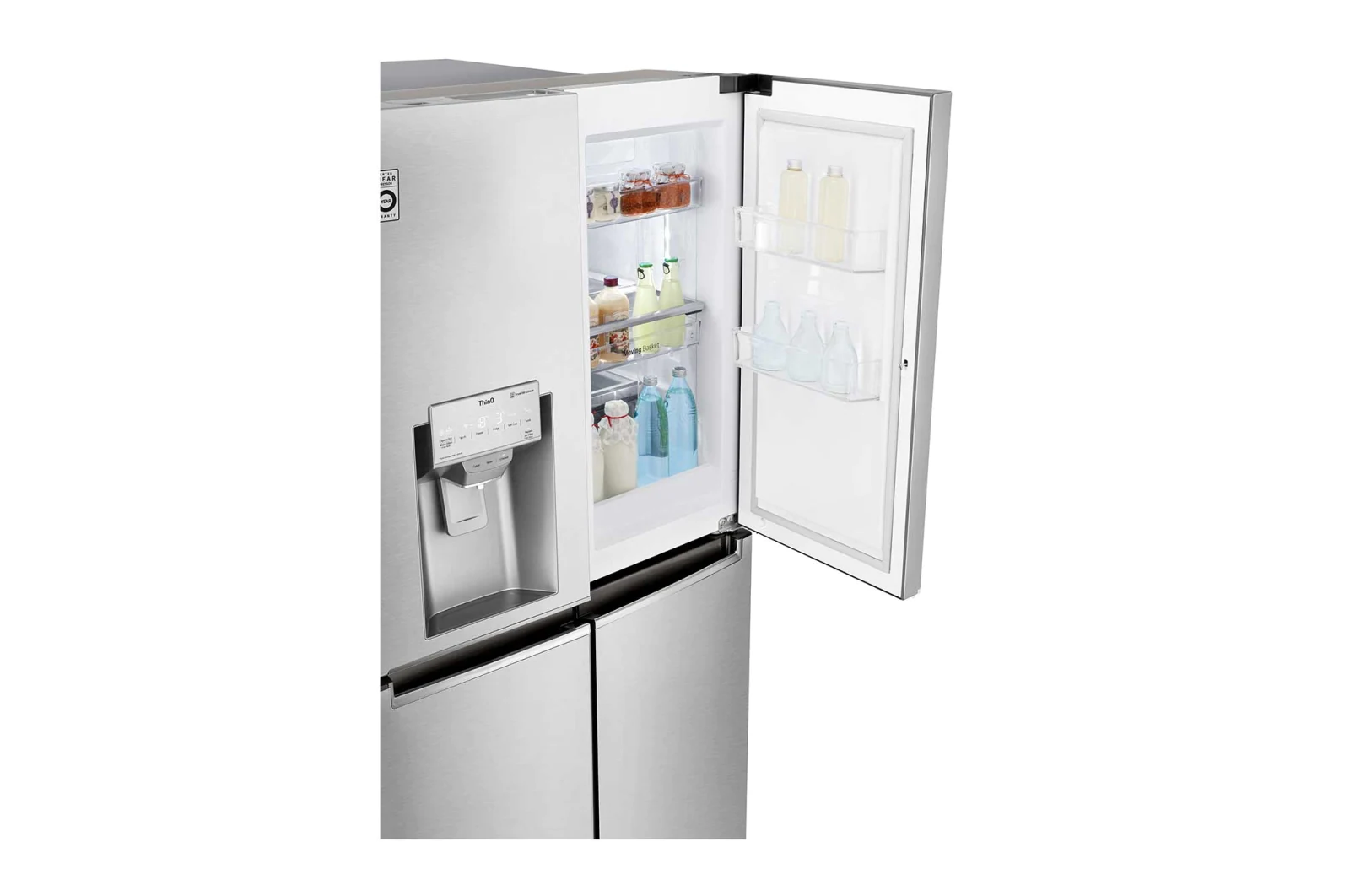 LG Refrigerator Four Door Silver GMJ945NS9F 4