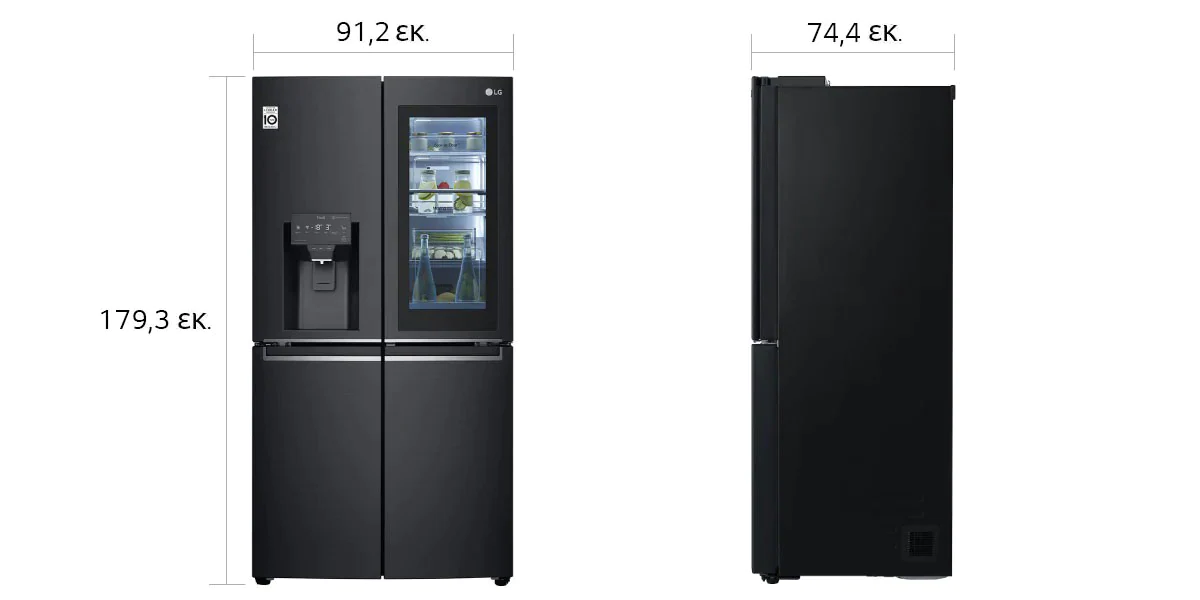 LG GMX945MC9F Refrigerator Wardrobe/Window 4