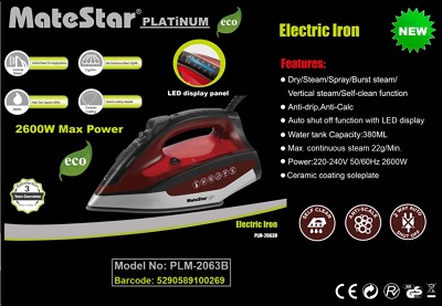 Σίδερο ατμού Matestar PLM2063B