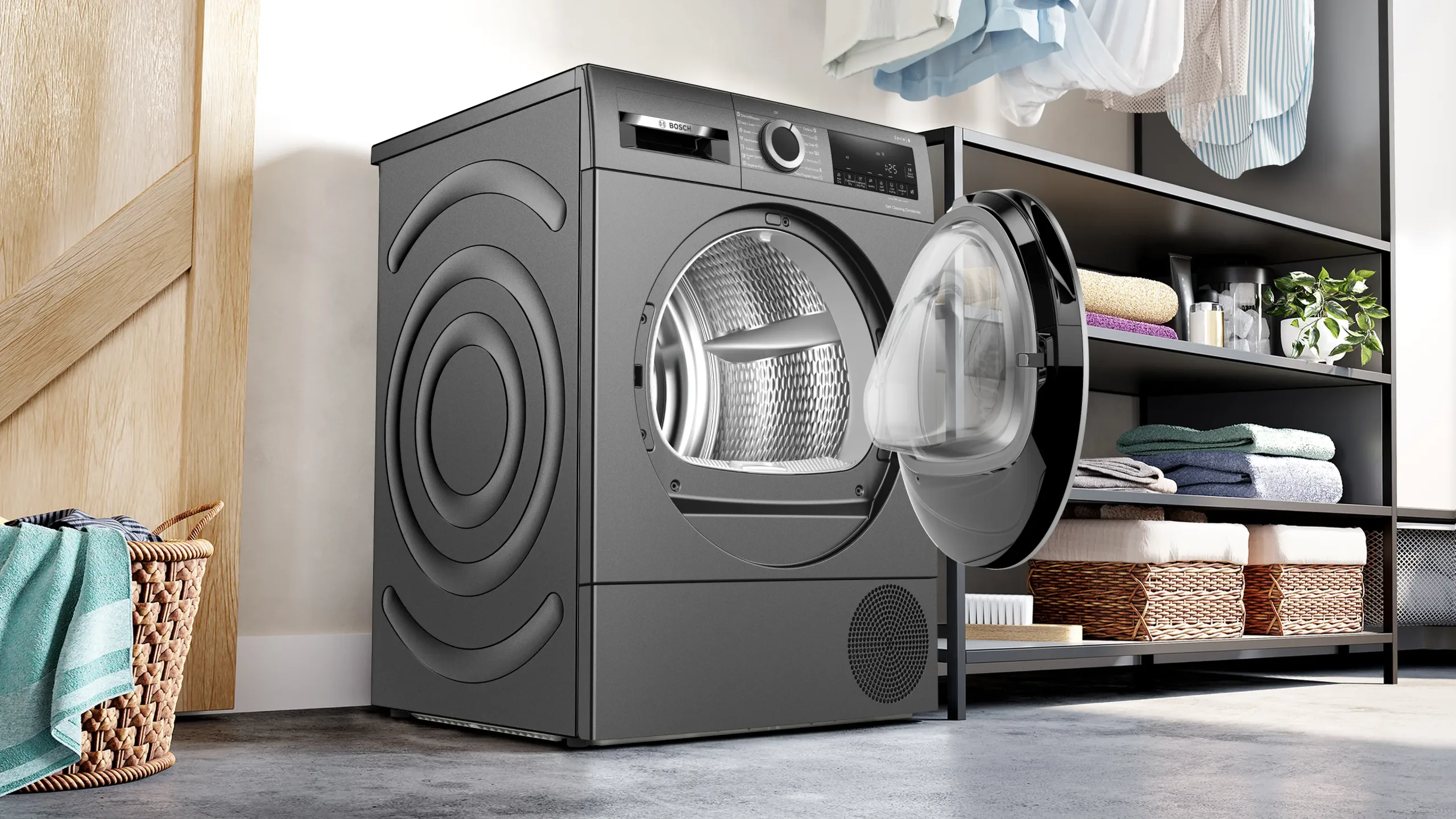 BOSCH WQG245DREU Στεγνωτήριο Ρούχων 9 kg