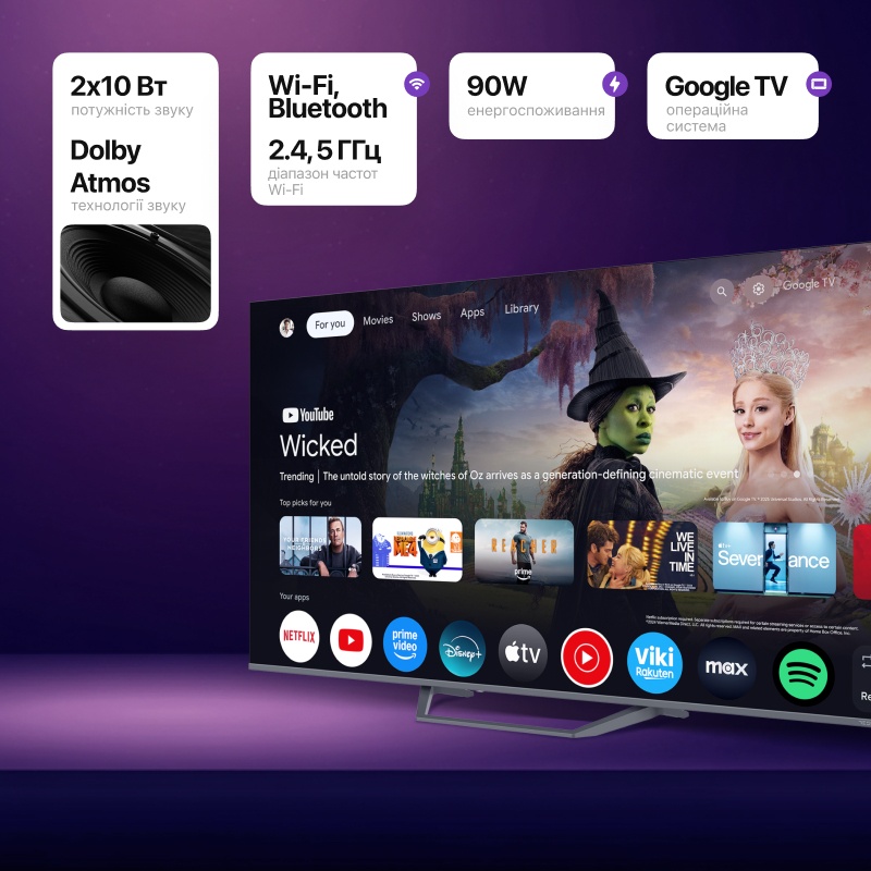 Tesla Q55E655GUS LED TV 55″ 4K Google TV