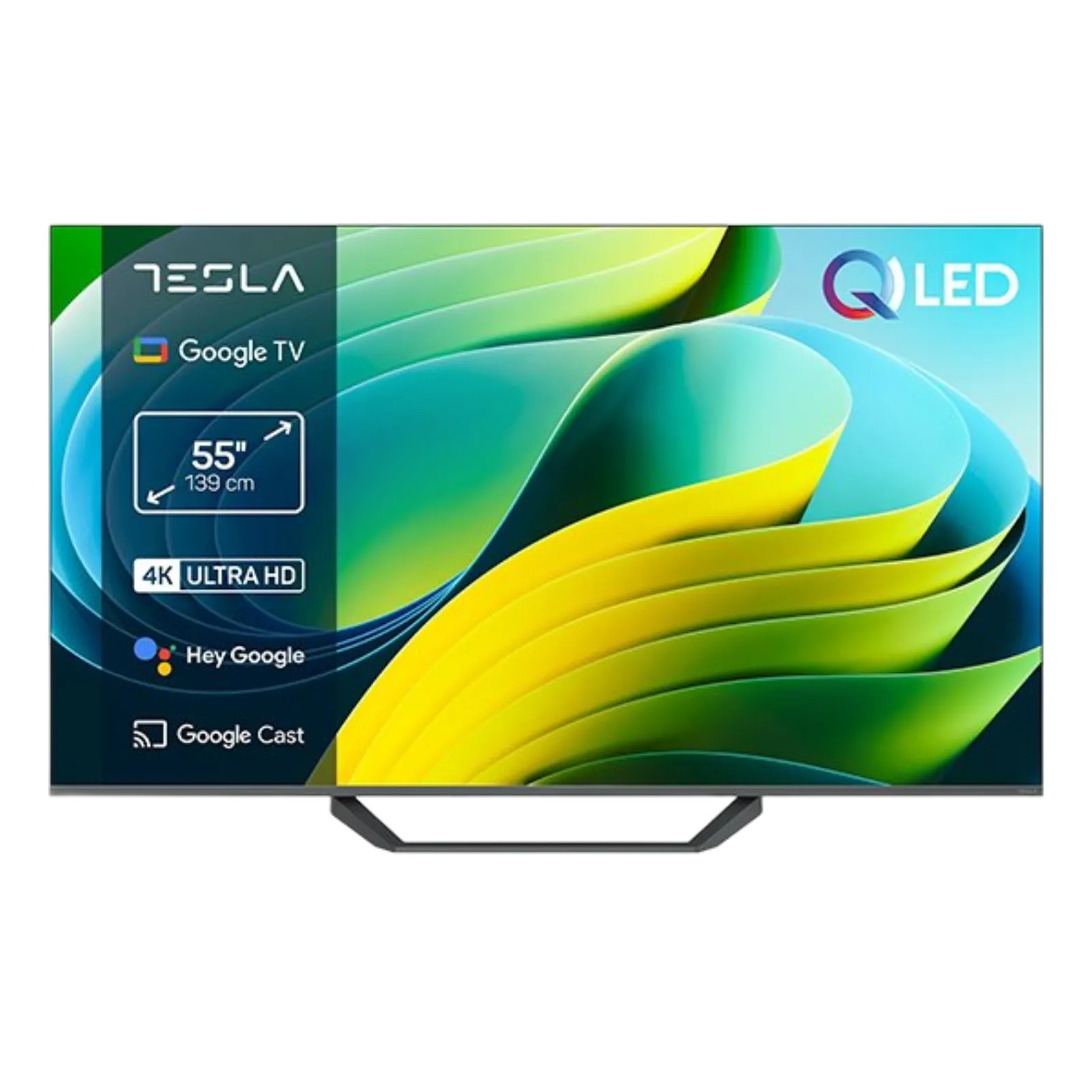 Tesla Q55E655GUS Τηλεόραση LED 55" 4K Google TV