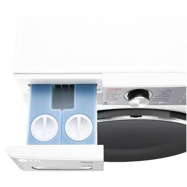 LG Πλυντήριο / Στεγνωτήριο Ρούχων 13/7kg, AI DD™, Ατμού, TurboWash 360™ D4R9513TPWC