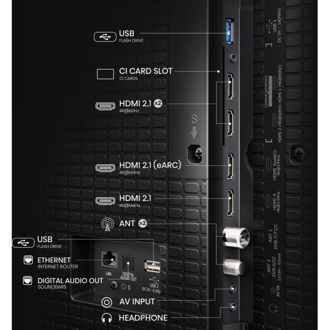 Hisense 100E7Q PRO 100” 4K Smart QLED 120hz TV