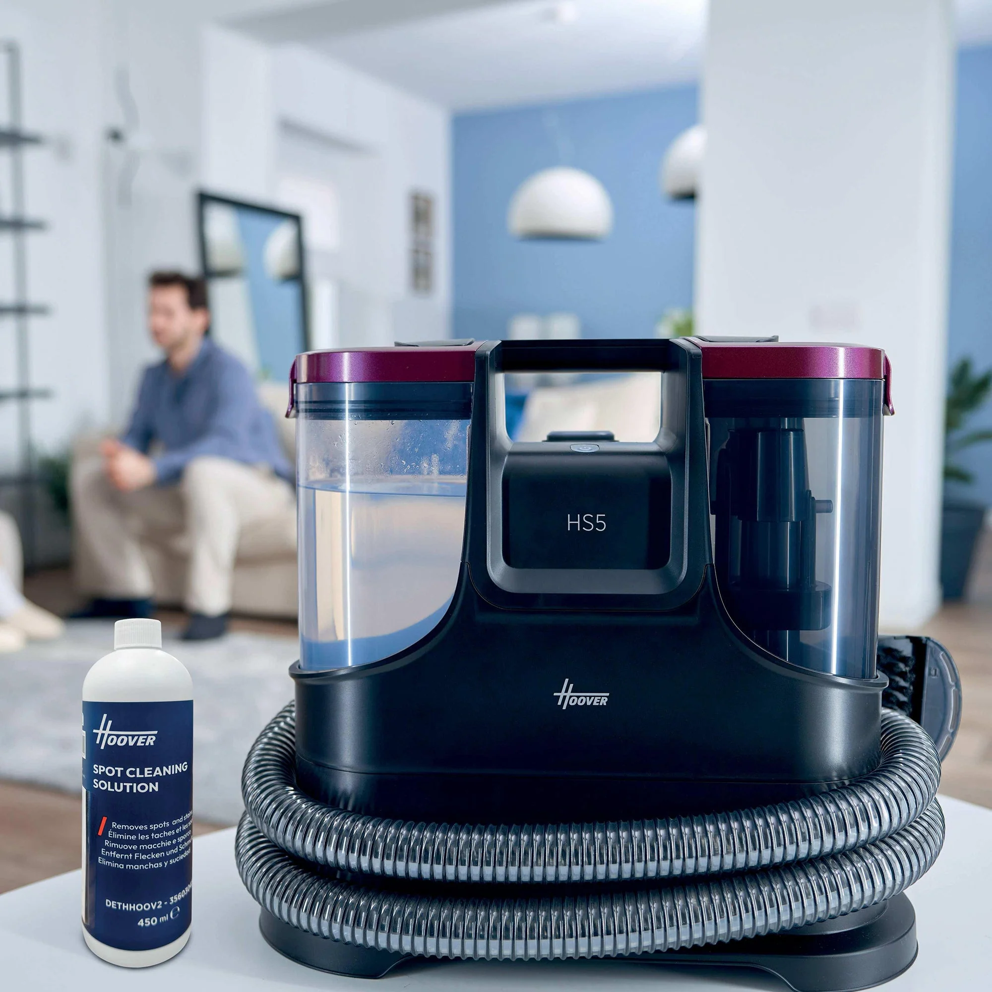 Hoover HS530 Ηλεκτρική Σκούπα Καθαρισμού Λεκέδων