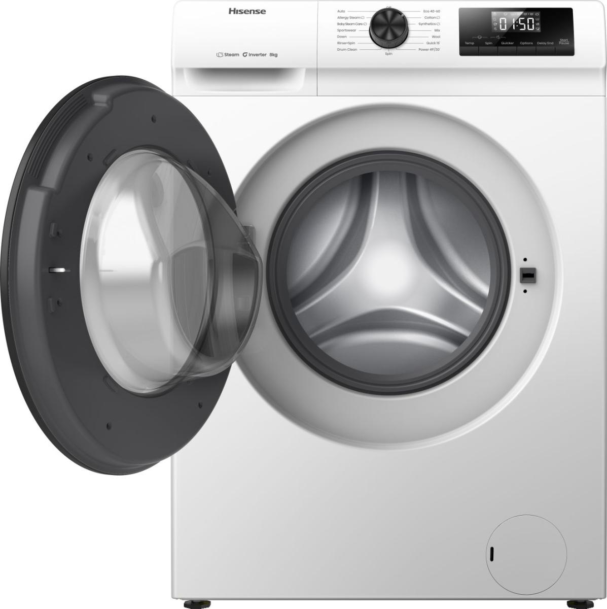 Hisense WF1Q8041BW Washing Machine 8Kg