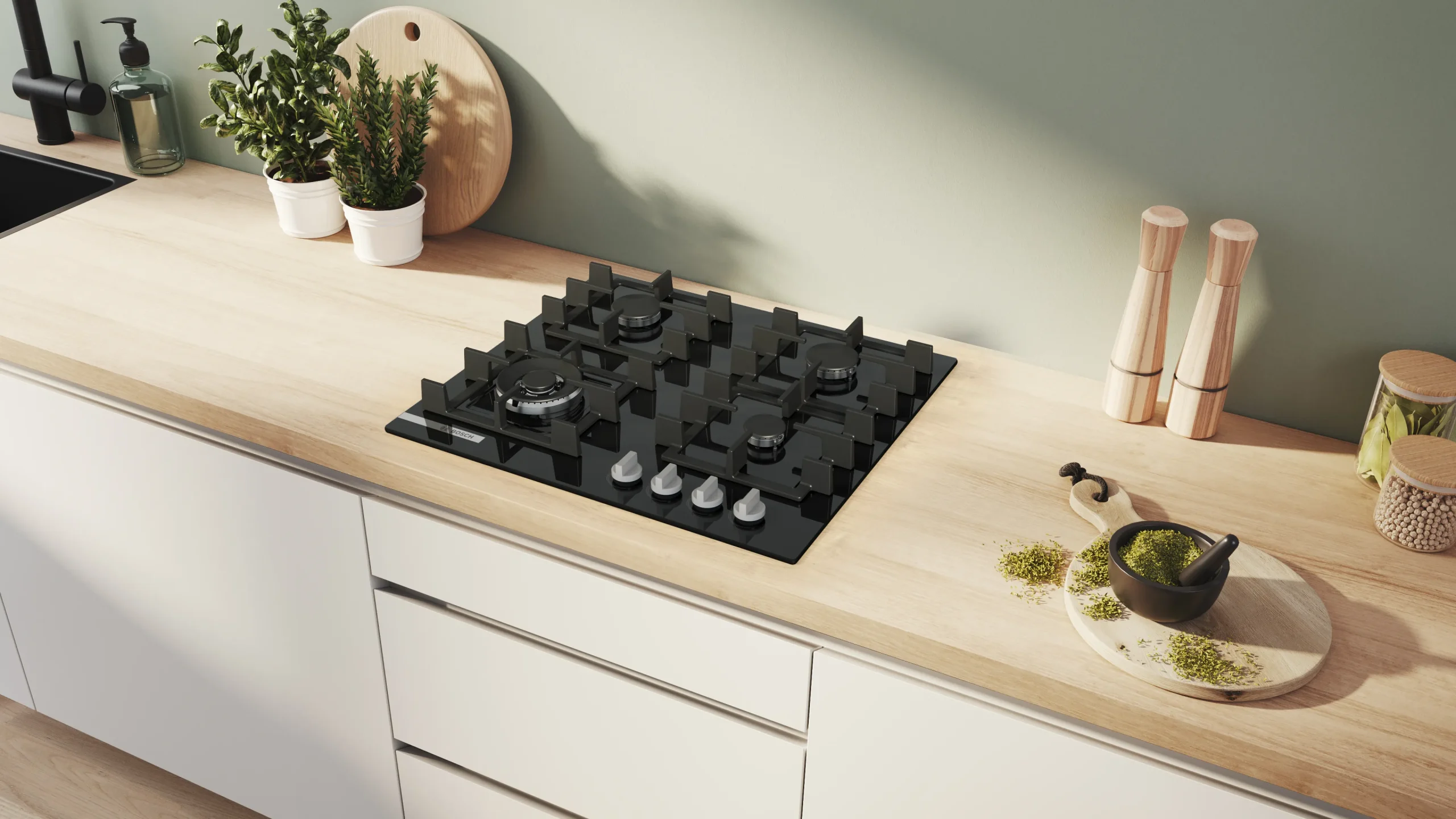 Bosch PNK6B6K40 Εστία Υγραερίου