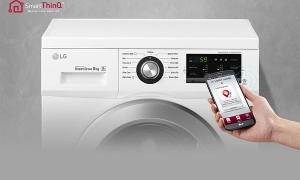 LG Hybrid Dryer with heat pump 8kg RC80V9AV3W 4