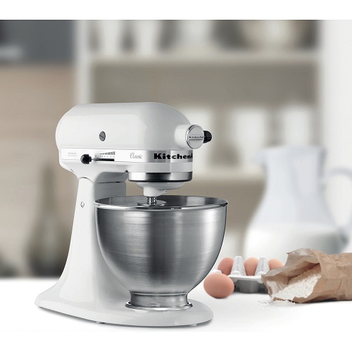 KITCHENAID KIT-5K45SSBWH Κουζινομηχανή/Mixer, Άσπρο