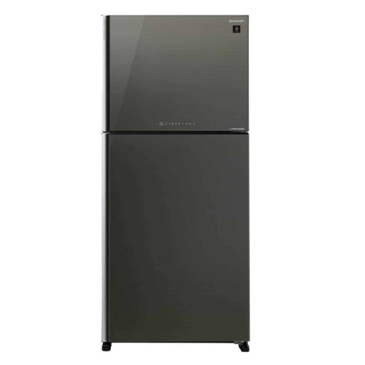 SHARP SJ-YG740G-SL Ψυγείο Δίπορτο Ασημί γυαλί