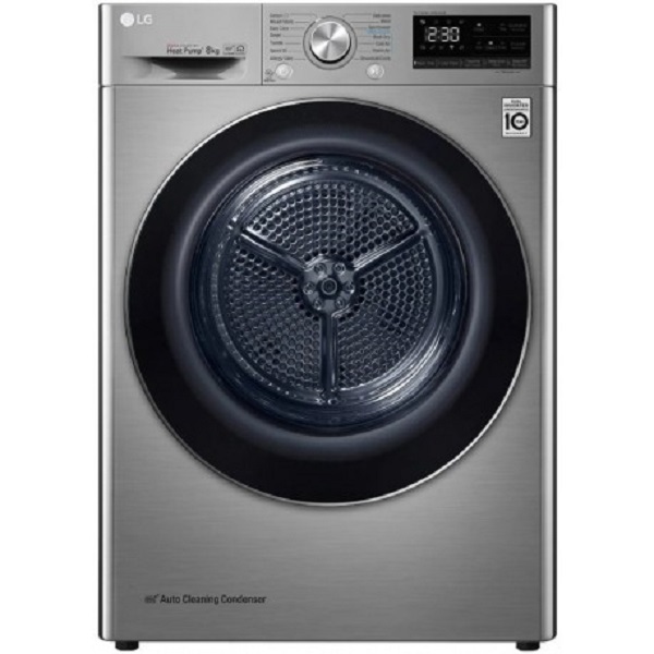 LG RC80V9EV2W Στεγνωτήριο 8kg Υβριδικό με Aντλία θερμότητας