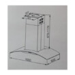 MIDEA MH100I4300X Απορροφητήρας Νησίδα 2