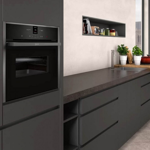 NEFF N70 Compact εντοιχιζόμενος φούρνος με λειτουργία μικροκυμάτων C17MR02G0 3