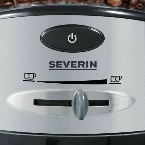 Severin KM 3874 Ηλεκτρικός Μύλος Καφέ 100W με Χωρητικότητα 150gr Μαύρος