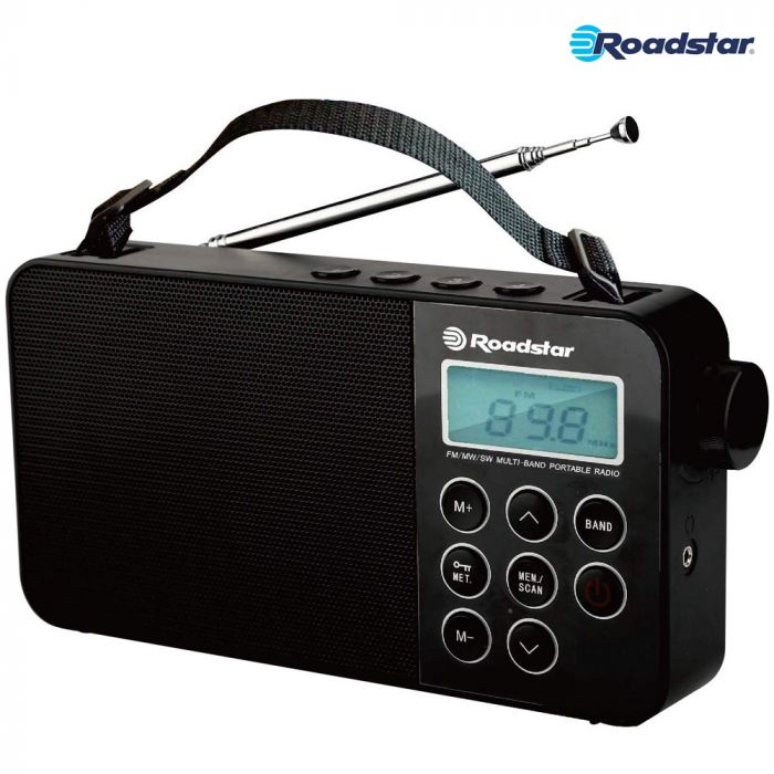 Roadstar TRA-2340PSW Φορητό Ραδιόφωνο Ρεύματος / Μπαταρίας Μαύρο