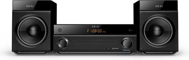 Akai Ηχοσύστημα 2.0 AM-301 40W με CD Player και Bluetooth Μαύρο