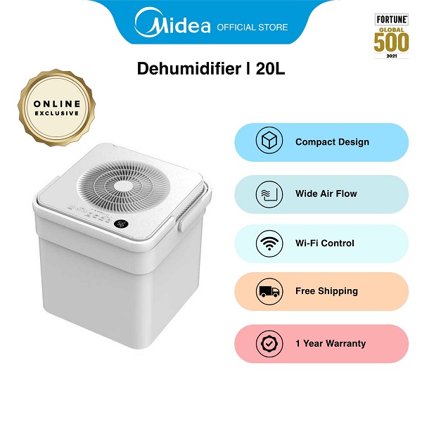 Midea Αφυγραντήρας 20L Wi-Fi MDDM-20DEN7 4