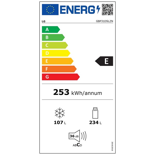 LG GBP31DSLZN Ψυγειοκαταψύκτης Inox 3