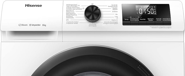 HISENSE WFQP8014EVM Washing Machine 8 kg 3