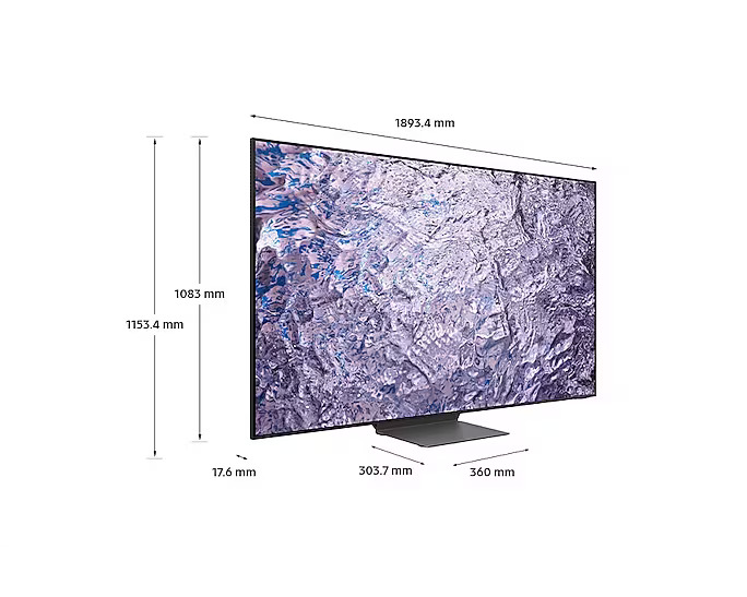 SAMSUNG QE85QN800CTXXH Neo QLED 8K Smart TV, 85″ 3