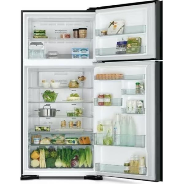 Hitachi R-V661PRU0 Brilliant Silver Refrigerator