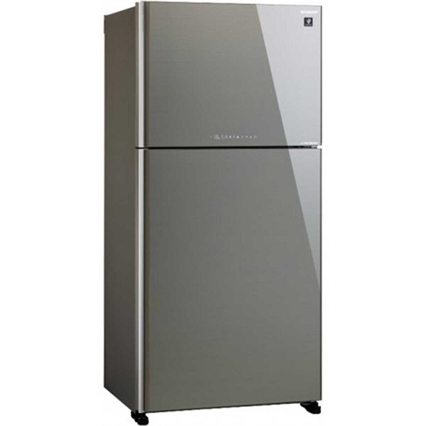 SHARP SJ-XG740GSL Ψυγείο Δίπορτο Ασημί γυαλί