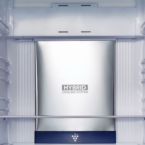 SHARP SJ-YG740G-BK Ψυγείο Δίπορτο Μαύρο γυαλί